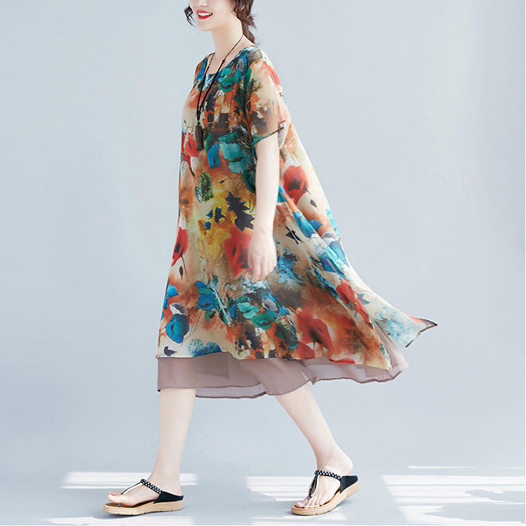 OEM Loose Nice Dress With A Pocket